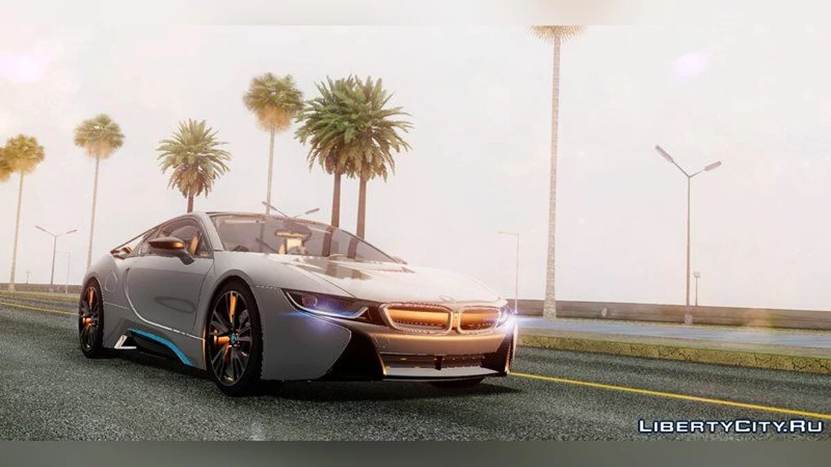 BMW i8 [HQ & MQ version] / GTA San Andreas