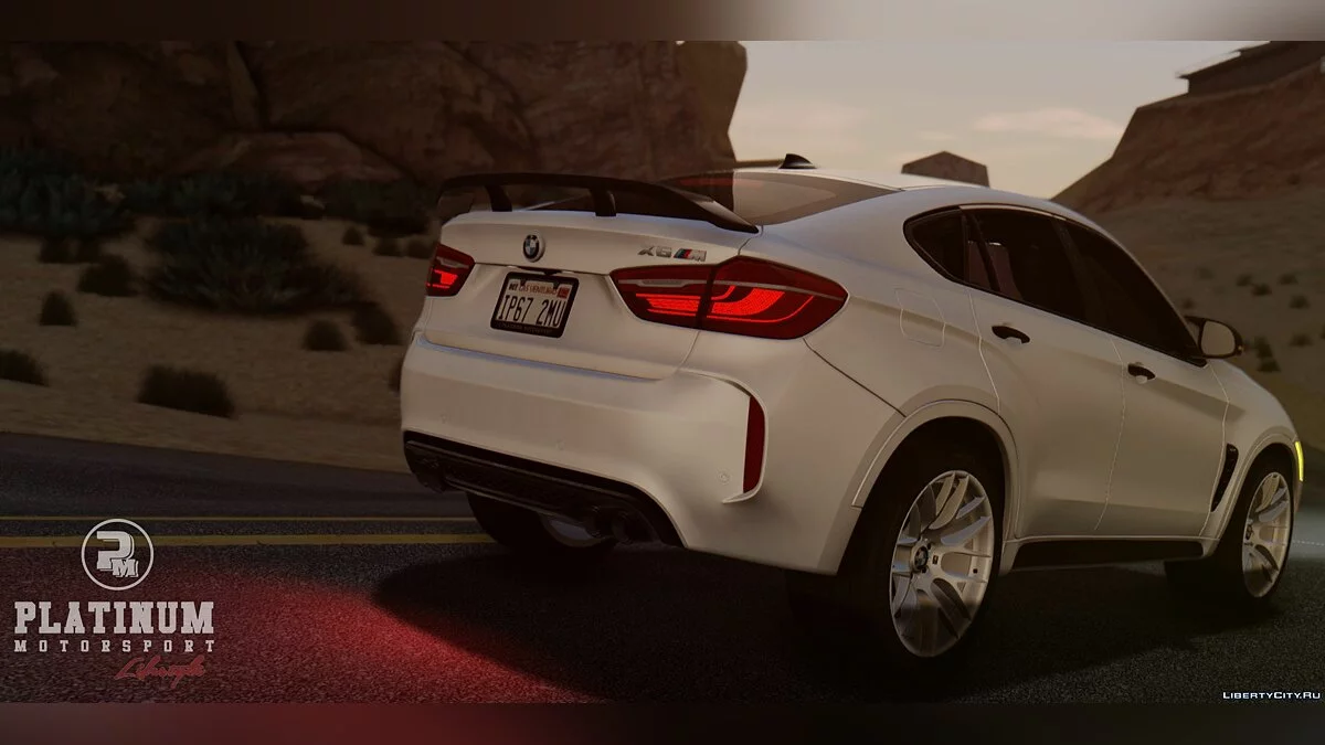 BMW X6M F86 2016 Black Revel Edition / GTA San Andreas