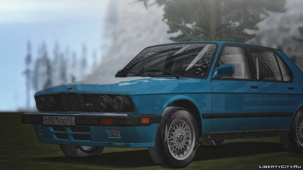 BMW M5 1985 Snow Edition / GTA San Andreas