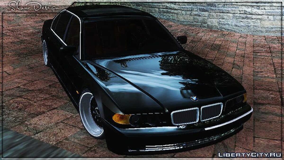 Скачать 1999 BMW E38 750iL SlowDesign для GTA San Andreas