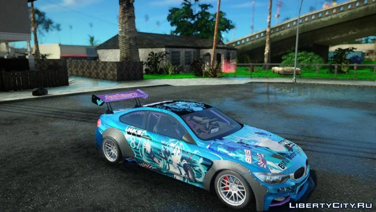 BMW M4 F82 Hatsune Miku / GTA San Andreas