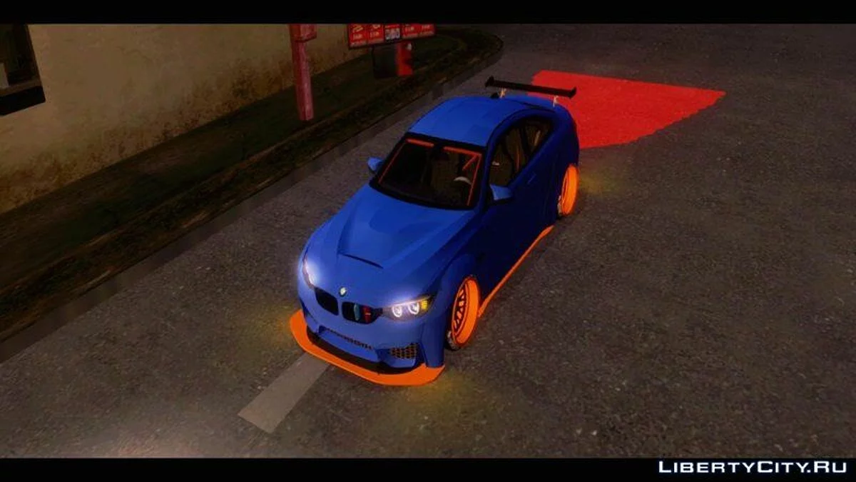 BMW M4 F82 GTS Liberty Walk LB Performance 2015 / GTA San Andreas