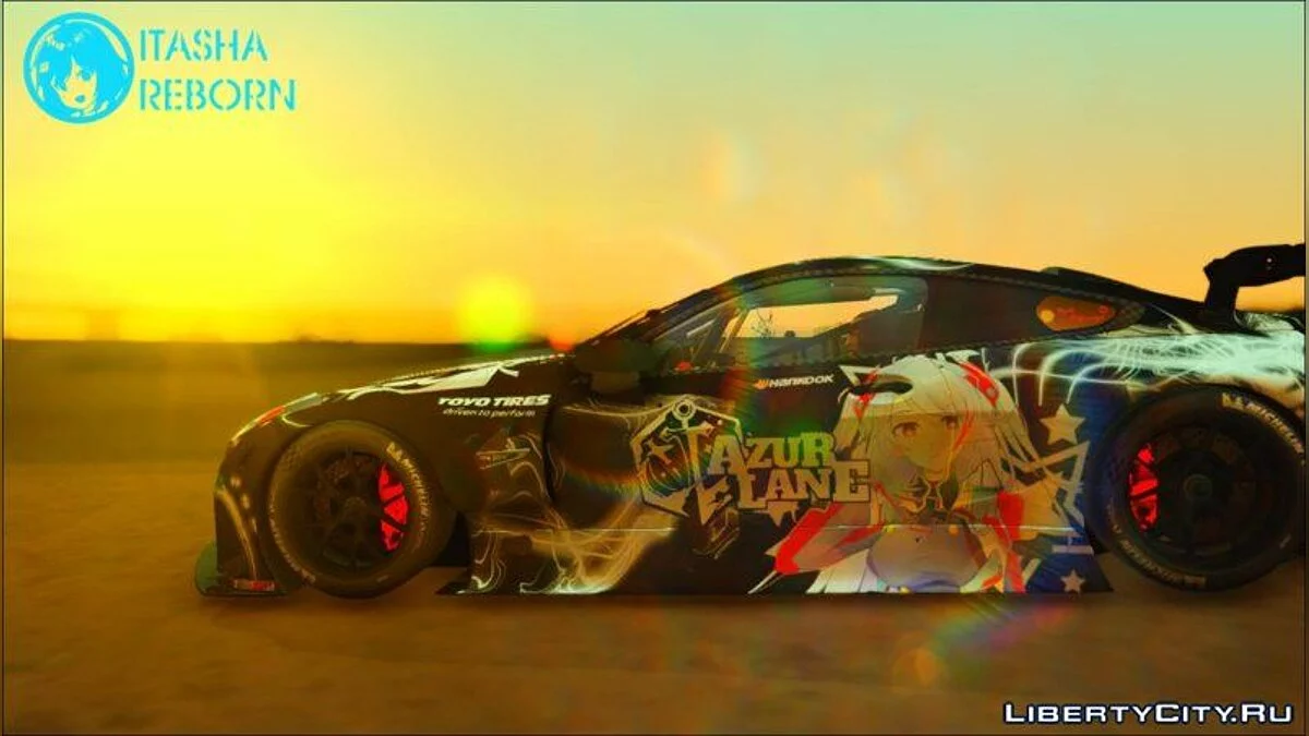 BMW M8 Itasha Ayanami and Prinz Eugen of Azur Lane GTE / GTA San Andreas