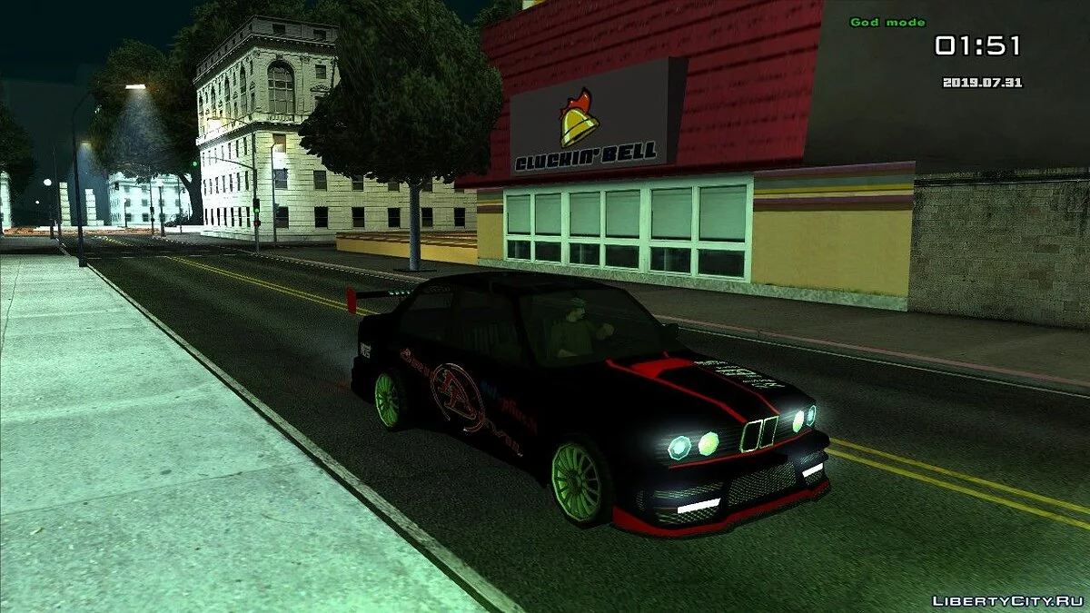 BMW E30 полностью тюнингуемый / GTA San Andreas
