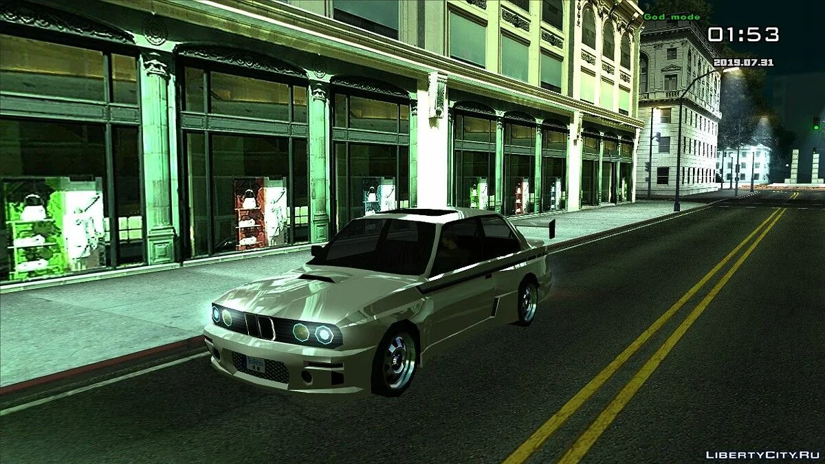 BMW E30 полностью тюнингуемый / GTA San Andreas