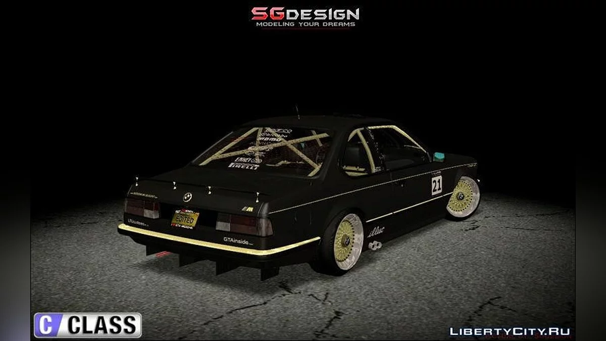 1984 BMW E24 M635 CSi - #21 / GTA San Andreas