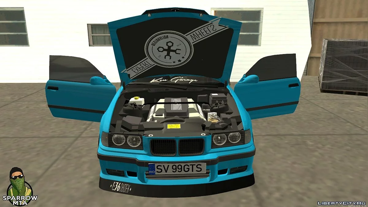 BMW E36 с тюнингом / GTA San Andreas