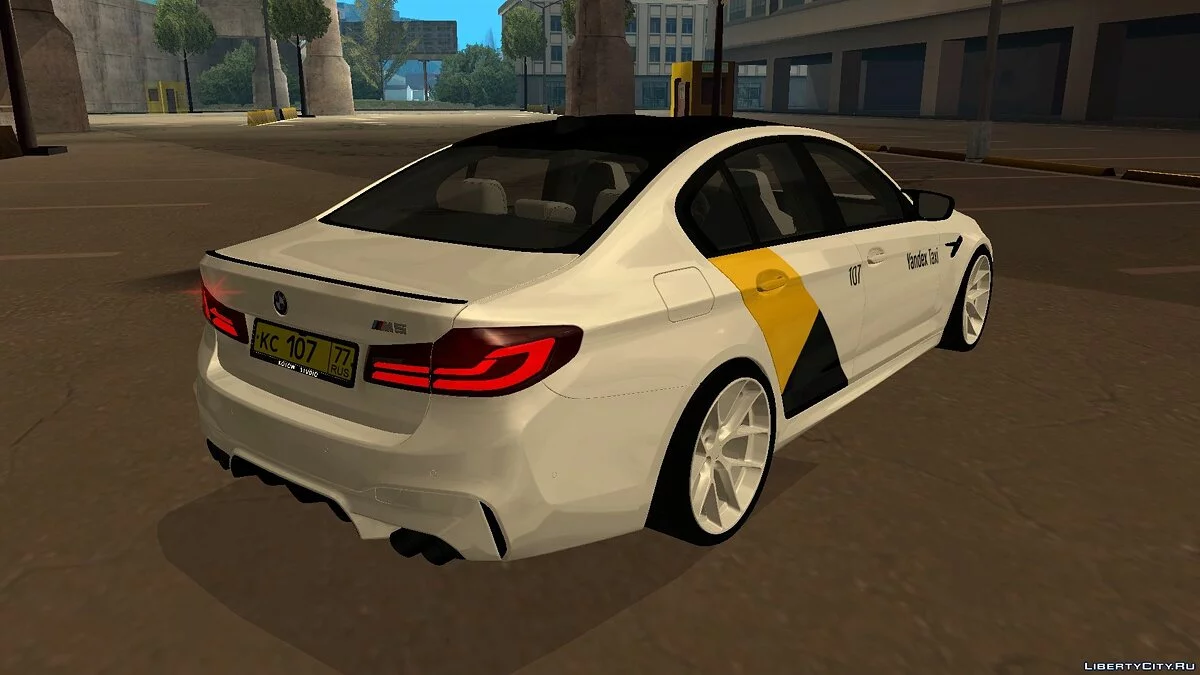 BMW M5 F90 “Yandex Taxi” (White) / GTA San Andreas