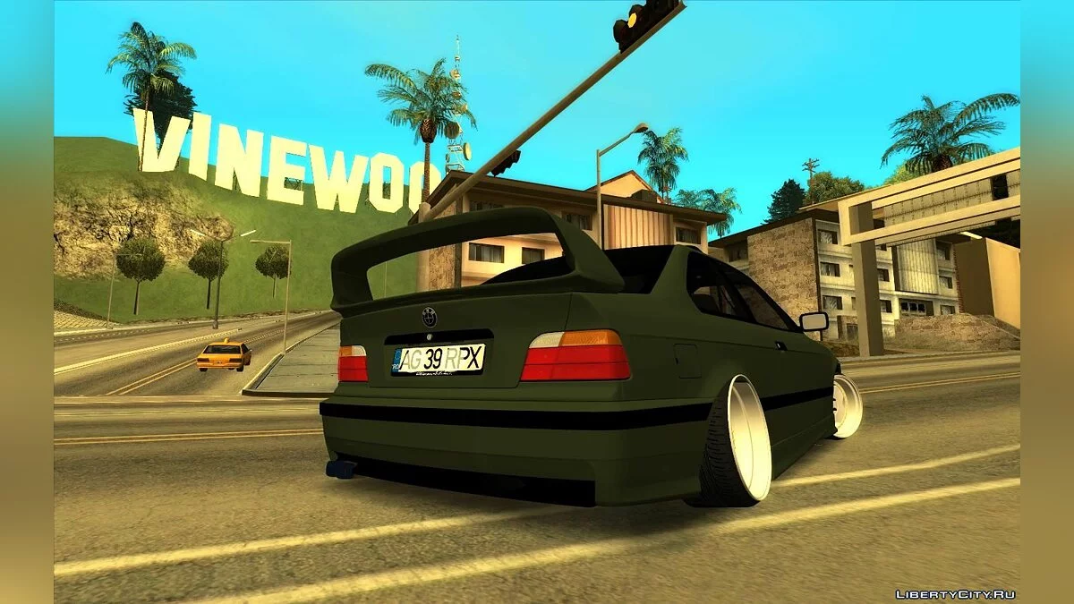 1998 BMW E36 - Green Army  / GTA San Andreas