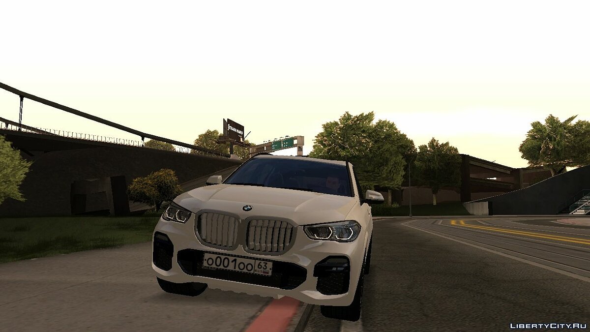 Скачать BMW X5 G05 с тюнингом для GTA San Andreas