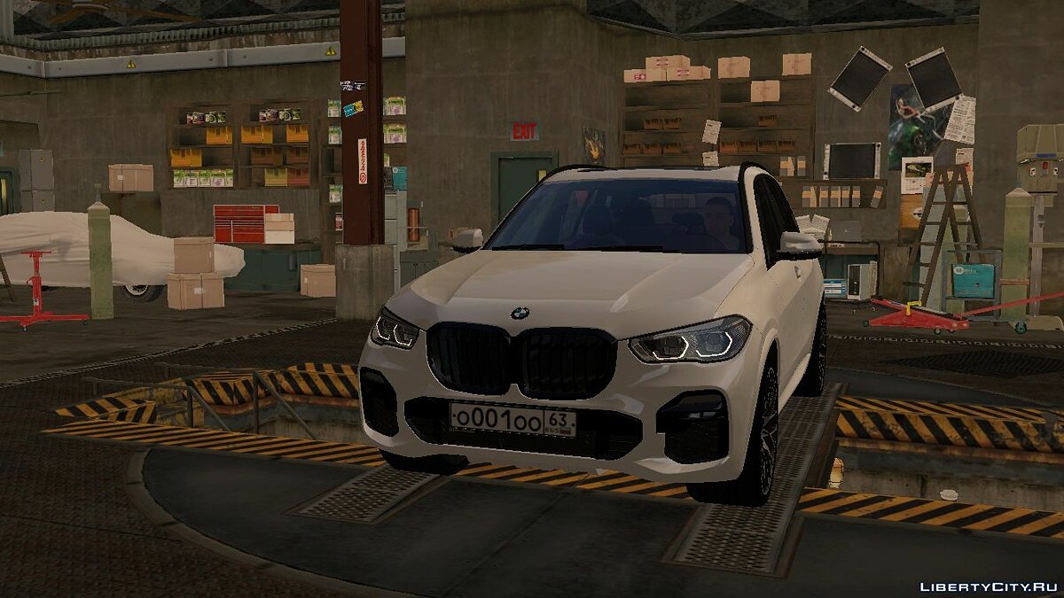 Скачать BMW X5 G05 с тюнингом для GTA San Andreas