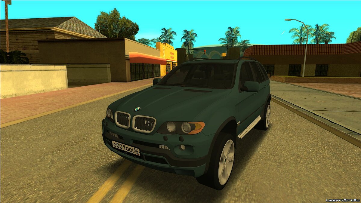 Скачать BMW X5 E53 (улучшенная версия) для GTA San Andreas