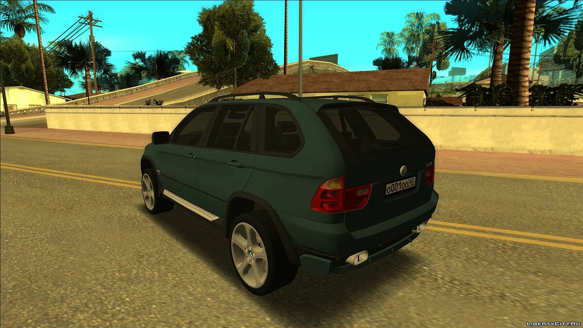 Скачать BMW X5 E53 (улучшенная версия) для GTA San Andreas