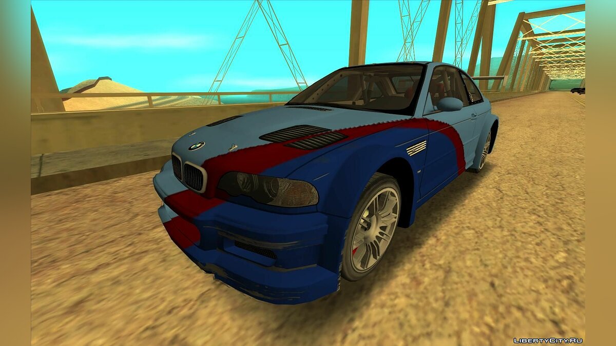 Скачать BMW M3 GTR (E46) из NFS:Most Wanted для GTA San Andreas