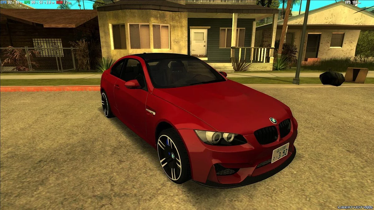 BMW M3 e92x82 / GTA San Andreas