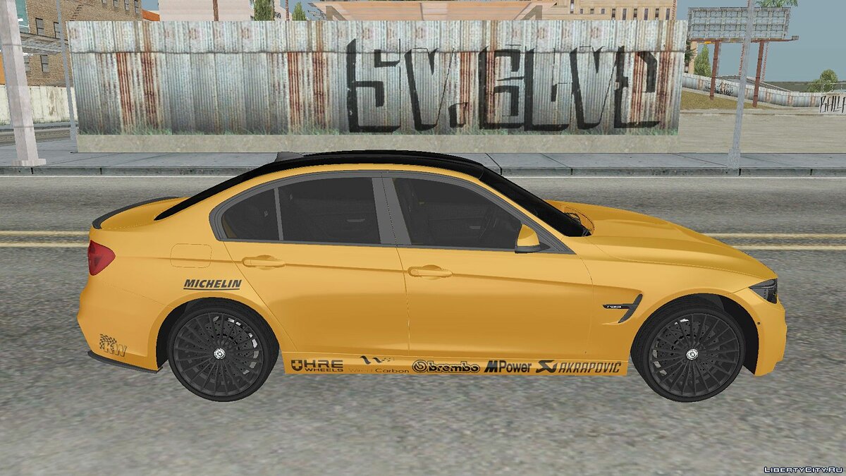 Скачать BMW M3 F30 Akrapovic для GTA San Andreas