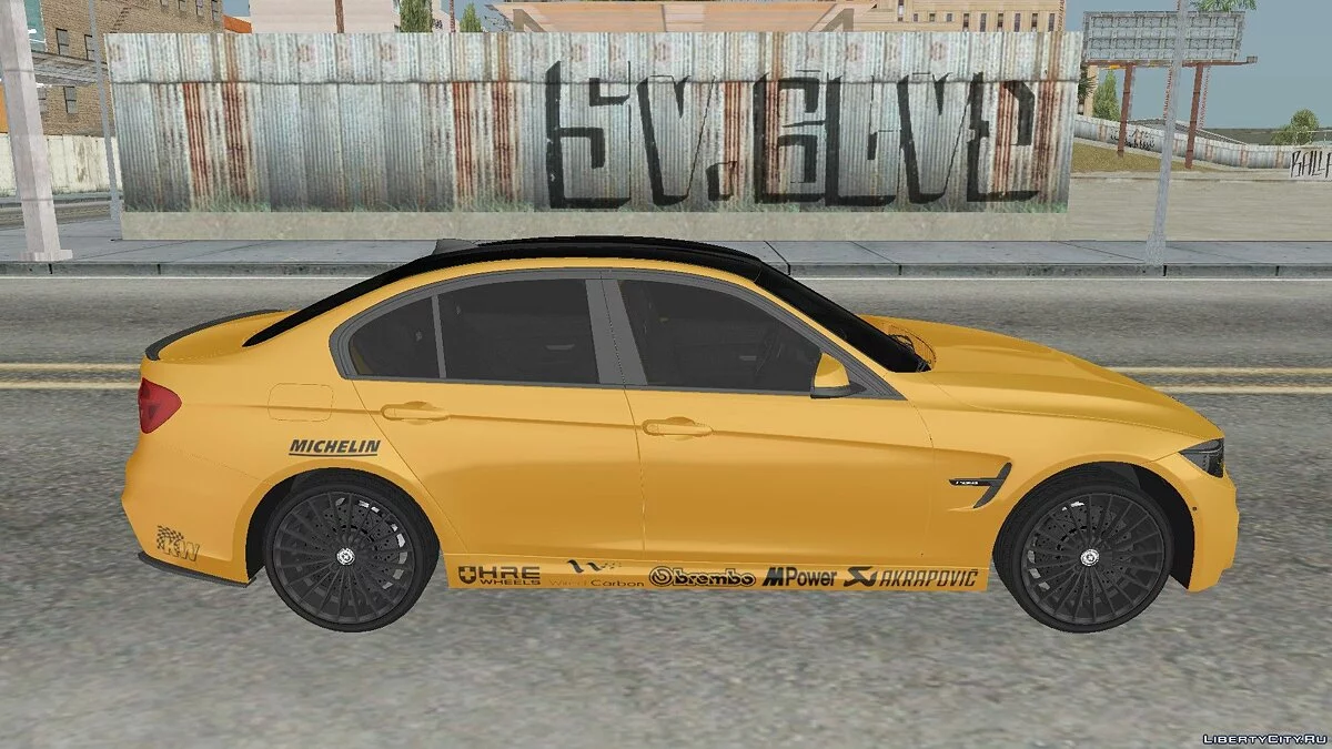 BMW M3 F30 Akrapovic / GTA San Andreas