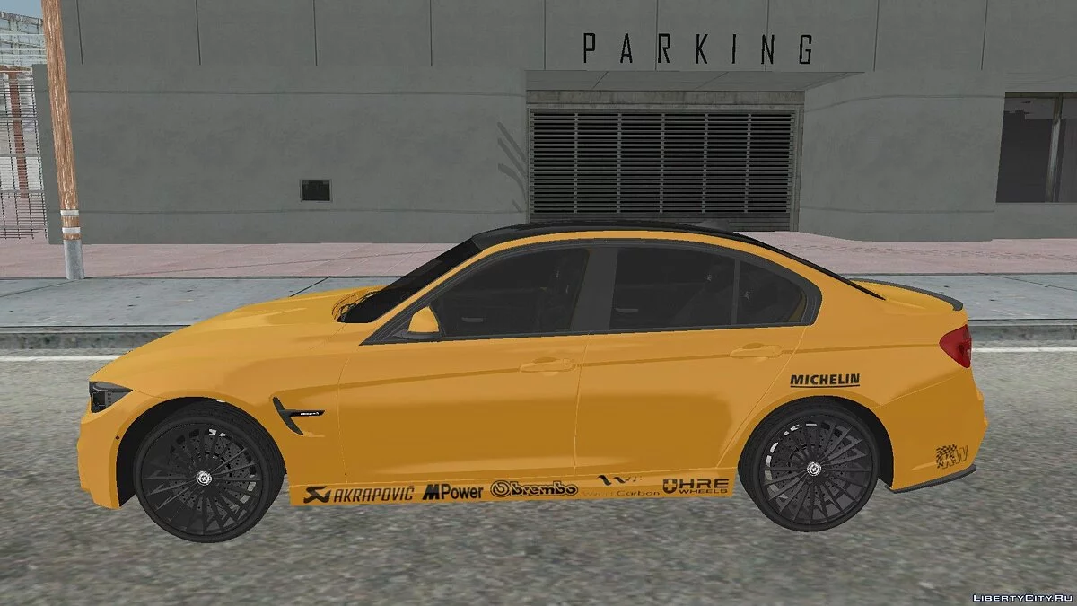 BMW M3 F30 Akrapovic / GTA San Andreas