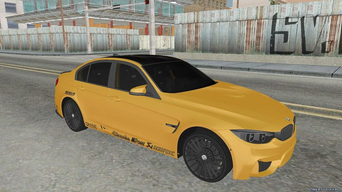 BMW M3 F30 Akrapovic / GTA San Andreas