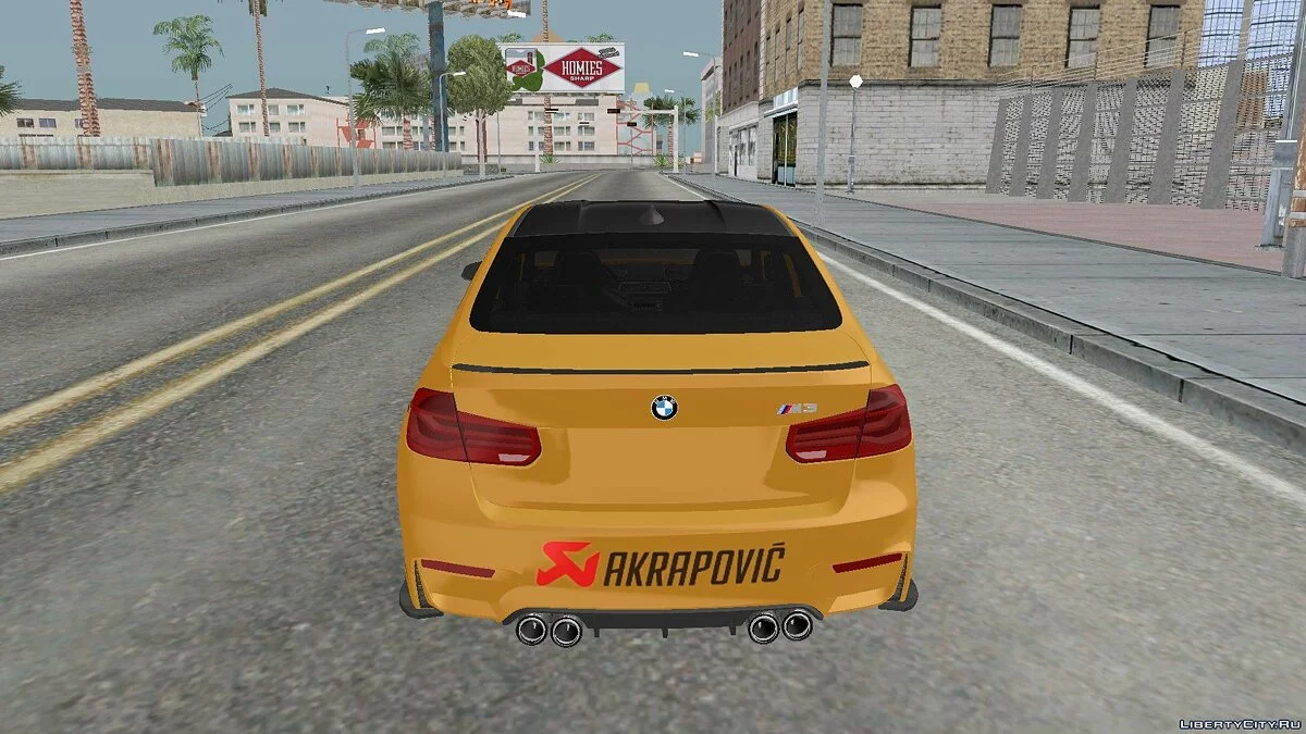 BMW M3 F30 Akrapovic / GTA San Andreas