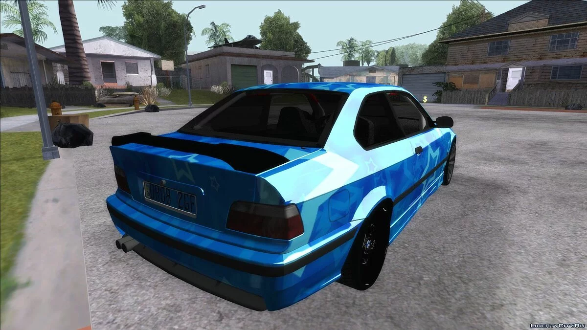 BMW M3 E36 Coupe Blue Star / GTA San Andreas