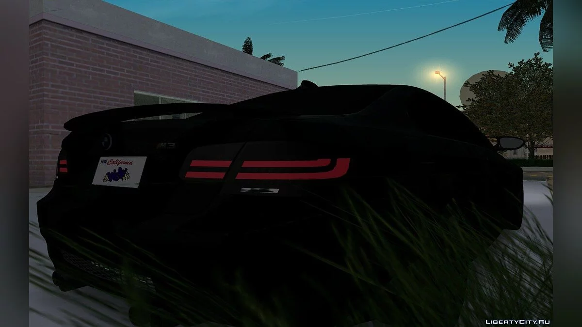 BMW M3 E92 GTR black kamo / GTA San Andreas
