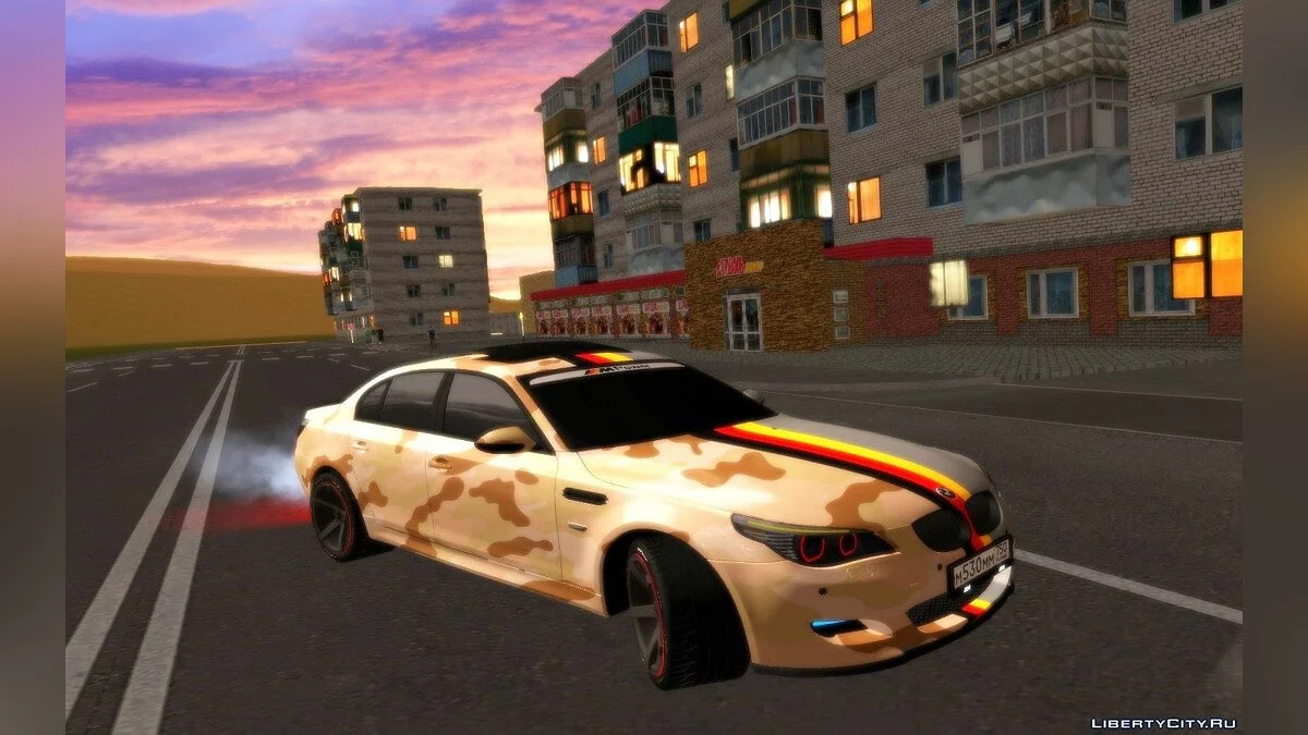 BMW M5 E60 Deutsch kamo / GTA San Andreas