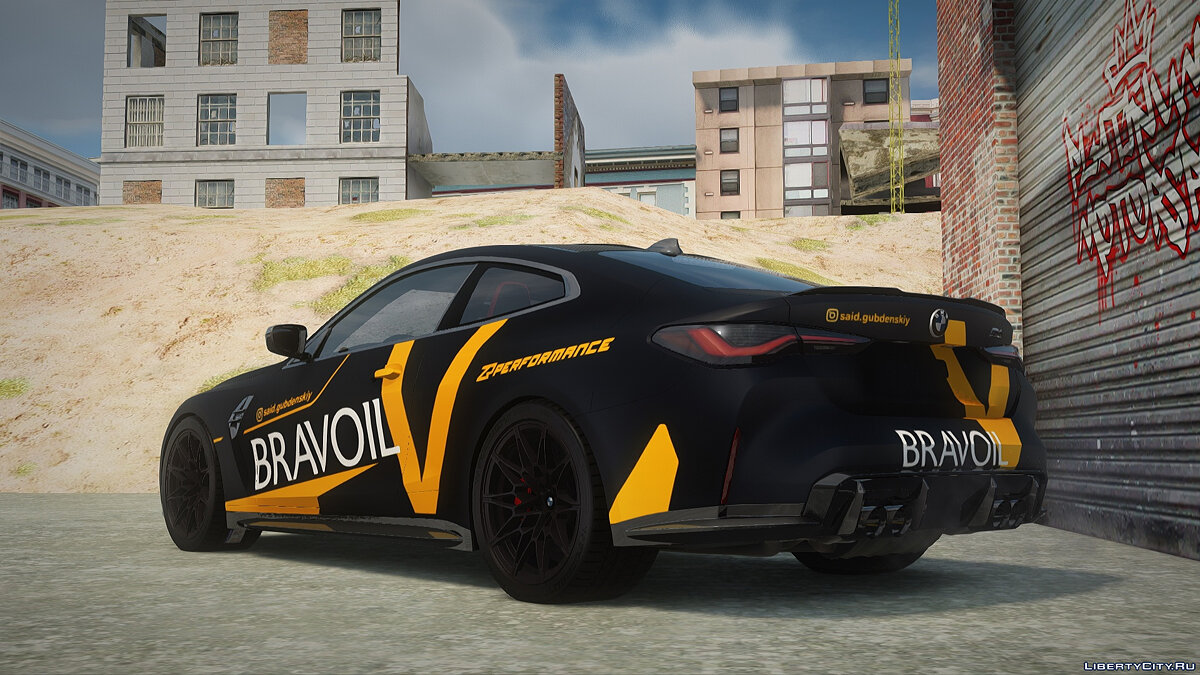 Скачать 2021 BMW M4 BRAVOIL для GTA San Andreas