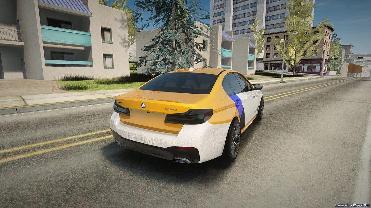 BMW 530d X-Drive 2020 Яндекс Драйв / GTA San Andreas
