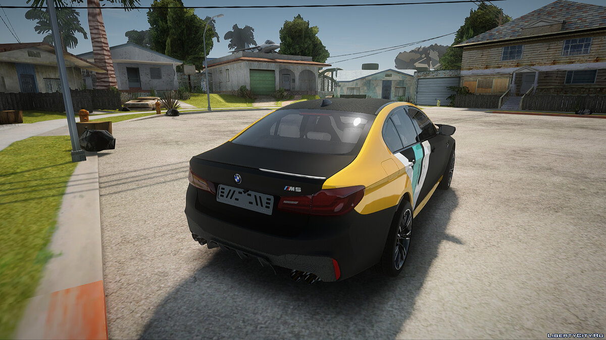 Скачать BMW M5 Делимобиль для GTA San Andreas