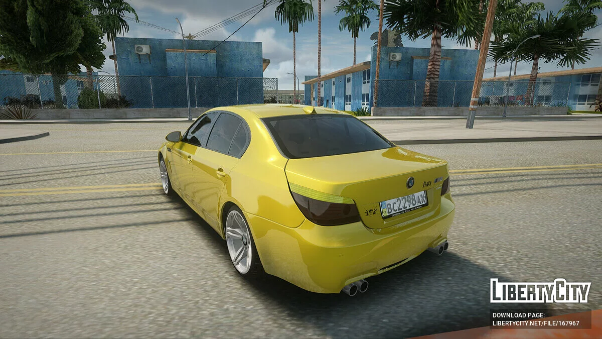 BMW M5 E60 Gold / GTA San Andreas