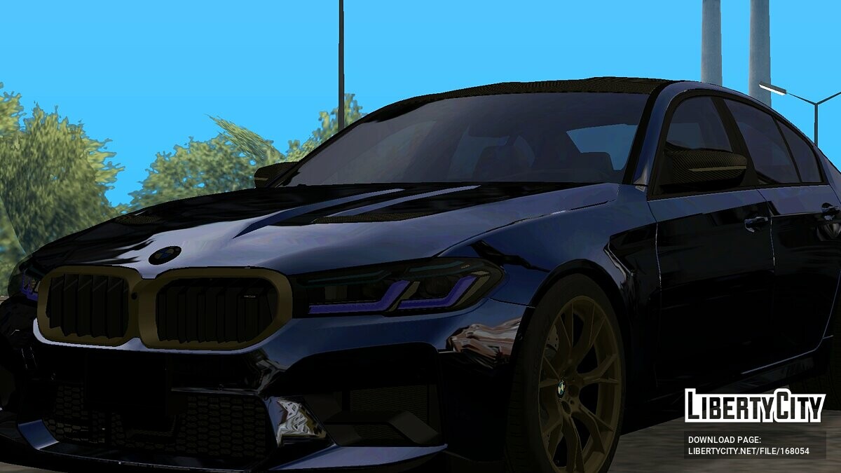 Скачать BMW M5 F90 CS для GTA San Andreas