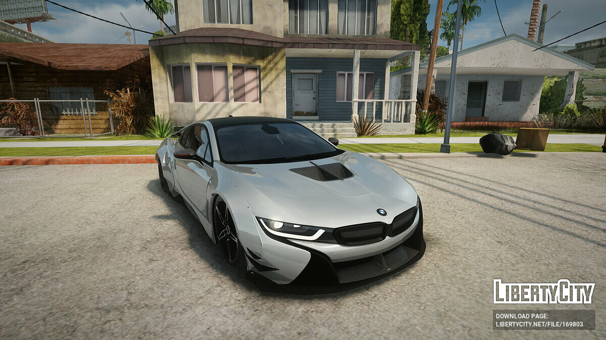 Скачать BMW i8 для GTA San Andreas