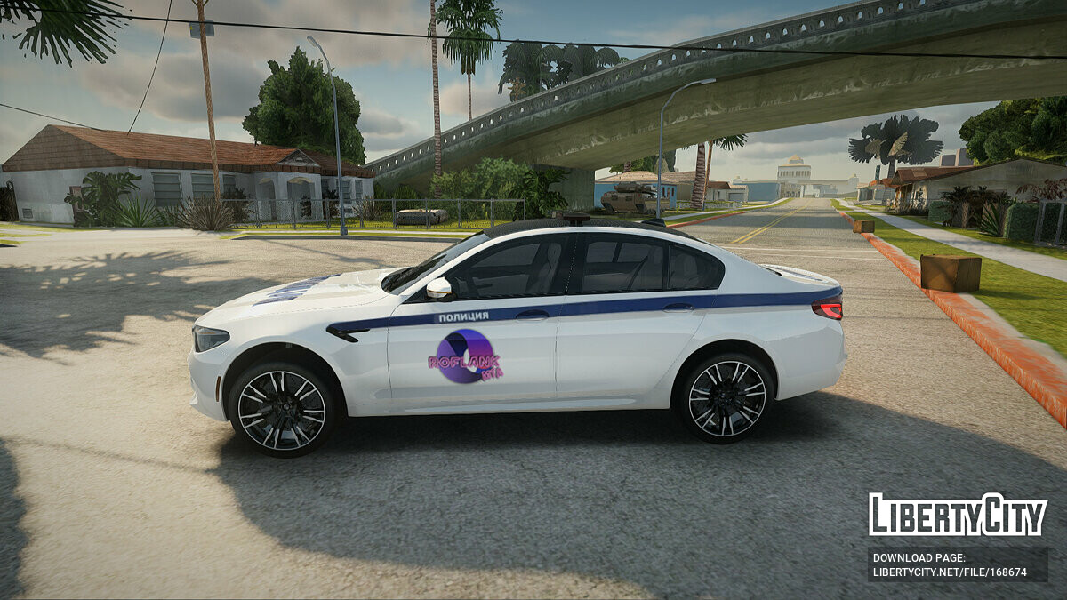 Скачать BMW M5 F90 для Roflank MTA для GTA San Andreas