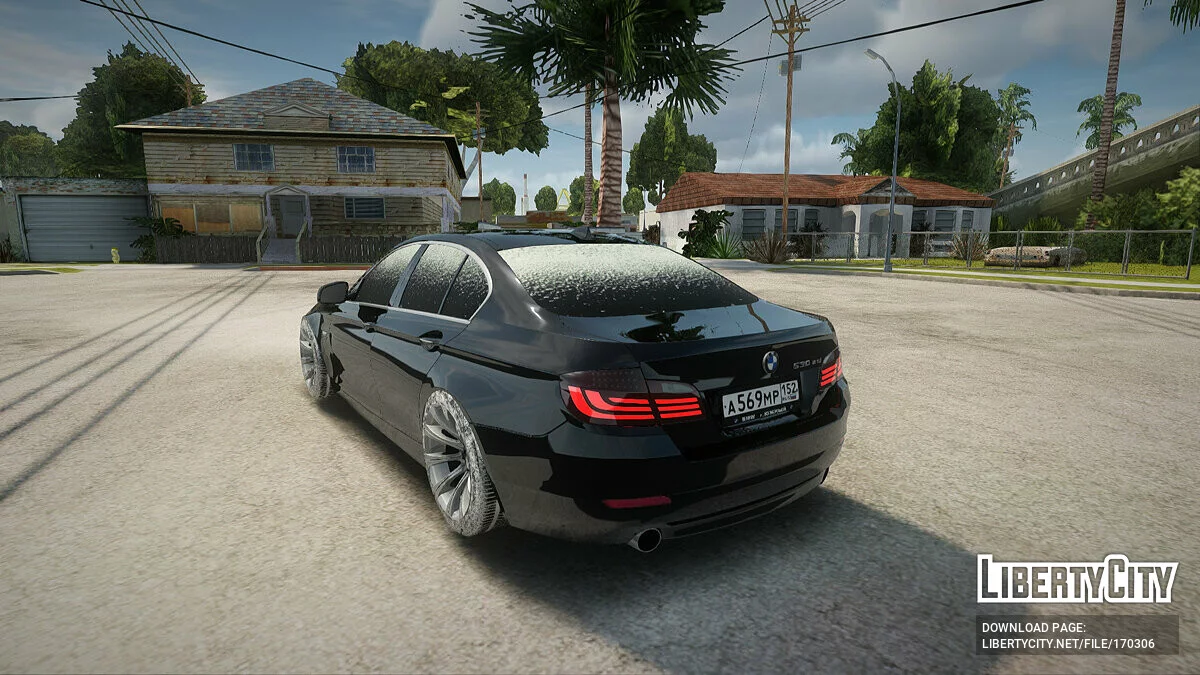 BMW 530XD F10 Зимняя версия / GTA San Andreas