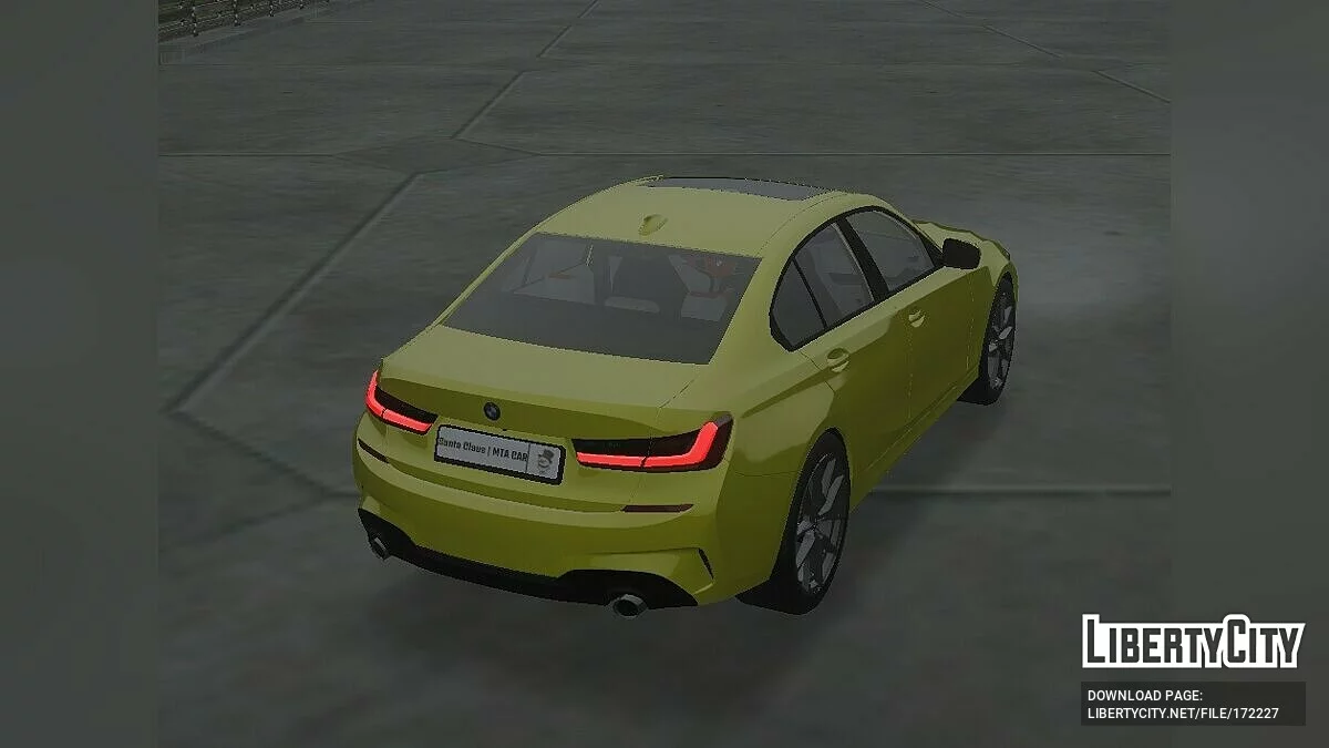 BMW 3 Series G20 2020 / GTA San Andreas