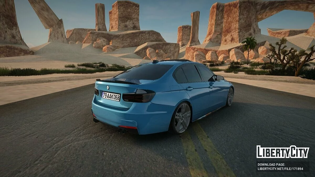 BMW 320D F30 Msport / GTA San Andreas