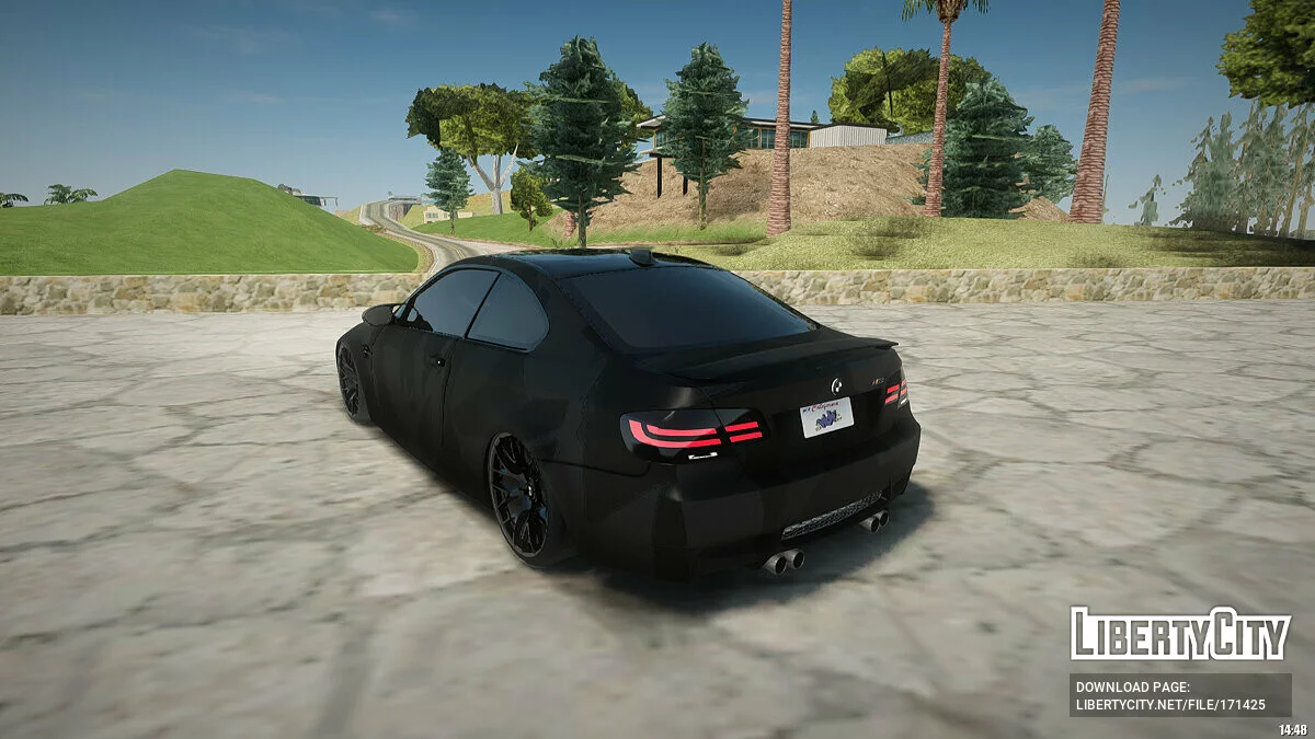 BMW M3 E92 GTR Black Camo / GTA San Andreas