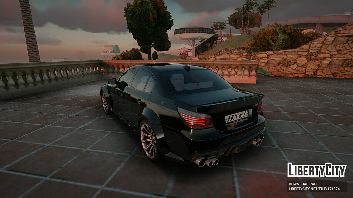 Скачать BMW M5 E60 для GTA San Andreas