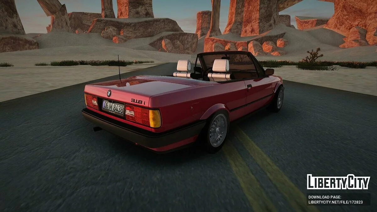 1990 BMW 3.18 i Cabrio / GTA San Andreas