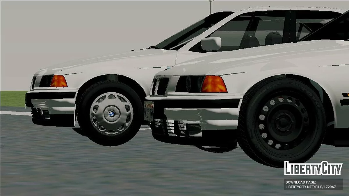1992 BMW 320i E36 Pre-Facelift / GTA San Andreas