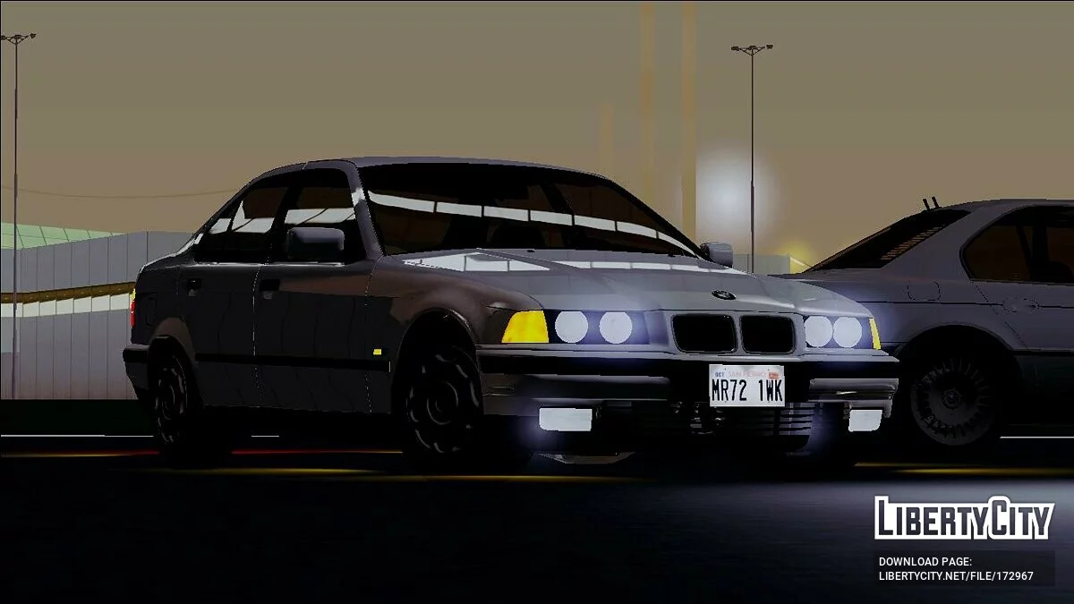 1992 BMW 320i E36 Pre-Facelift / GTA San Andreas
