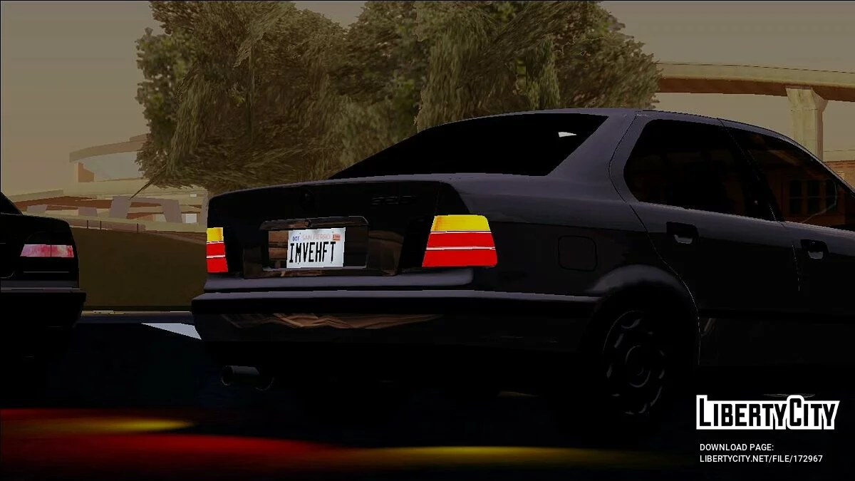 1992 BMW 320i E36 Pre-Facelift / GTA San Andreas