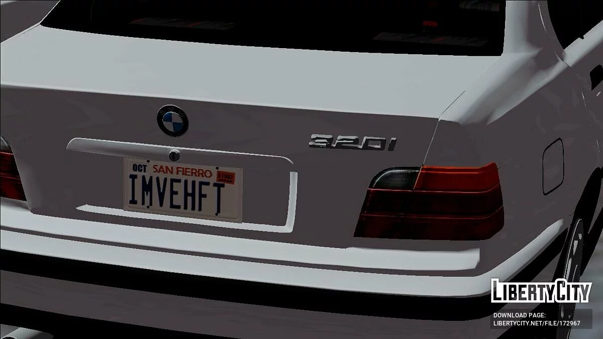 1992 BMW 320i E36 Pre-Facelift / GTA San Andreas