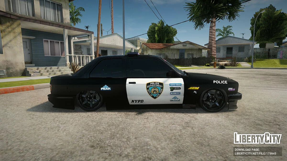 BMW E30 Police / GTA San Andreas