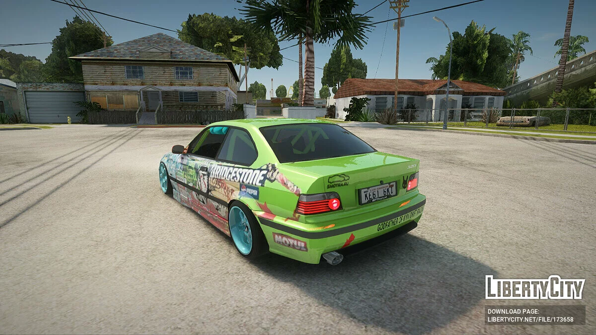 BMW E36 Bridgstone / GTA San Andreas