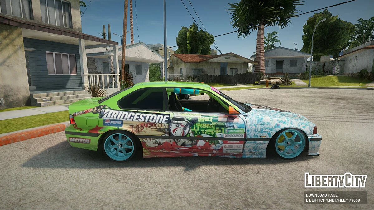 BMW E36 Bridgstone / GTA San Andreas