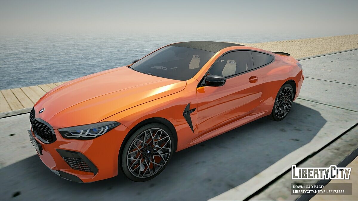 BMW m8 Turuncu