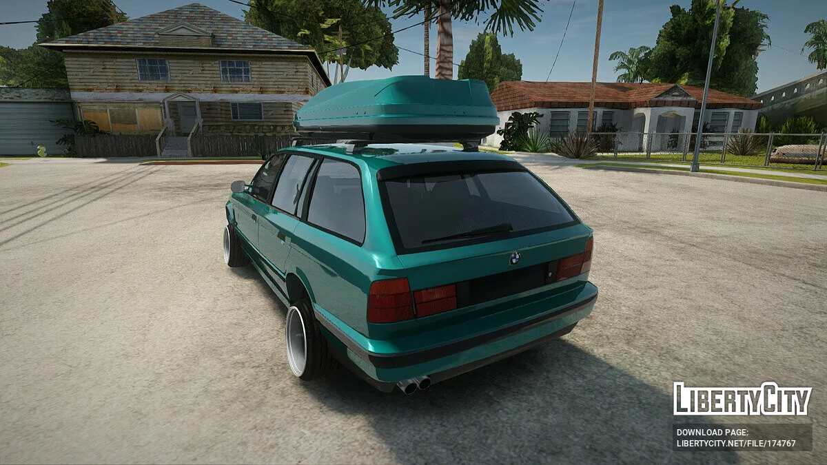 BMW E34 Универсал Stance / GTA San Andreas