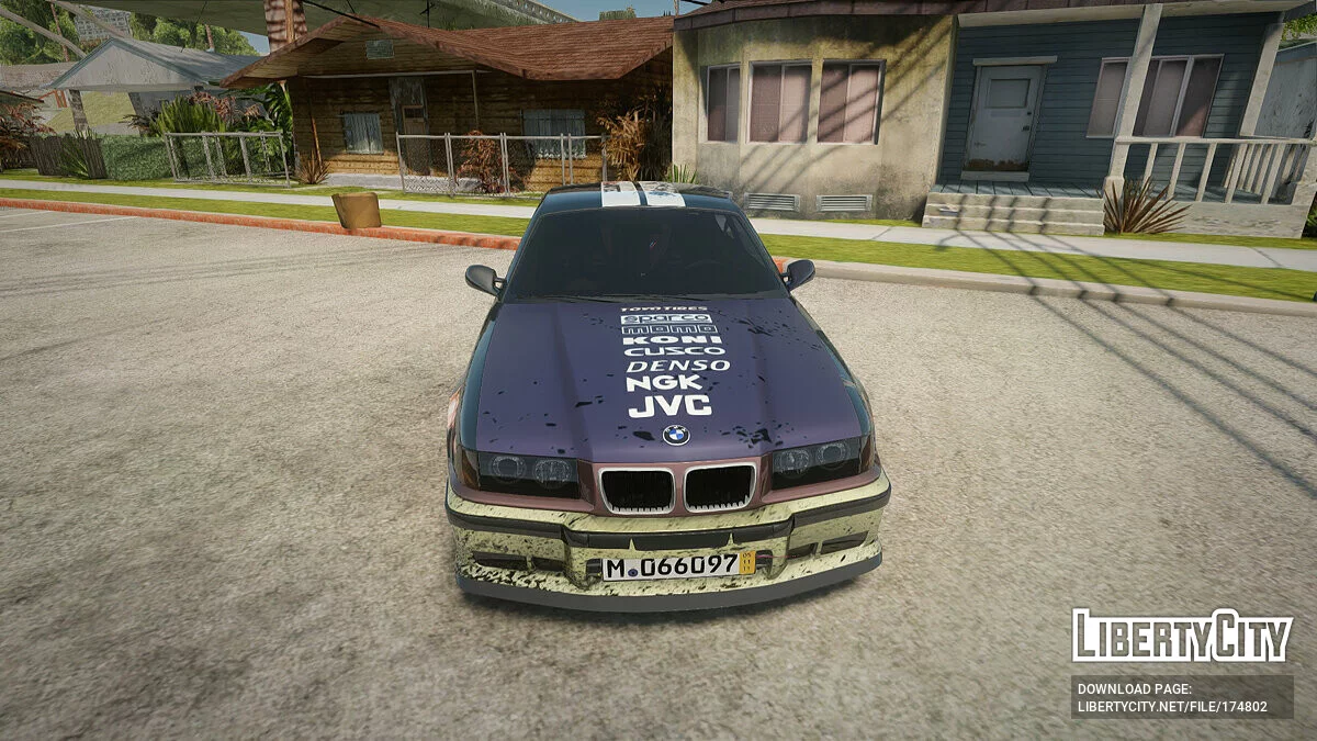 BMW E36 Убитая / GTA San Andreas